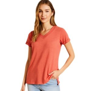 The North Face orange short sleeve top, S/P
